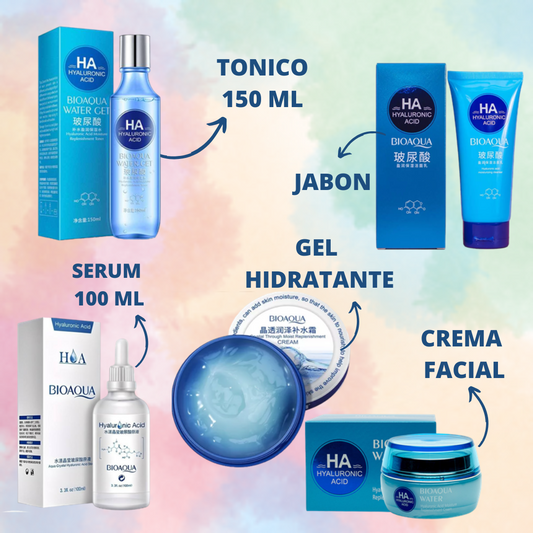 KIT ACIDO HIALURONICO POR 5 PRODUCTOS